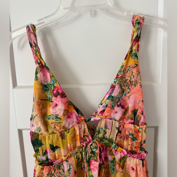 For love and lemons Madison floral high low maxi dress - Picture 6 of 12